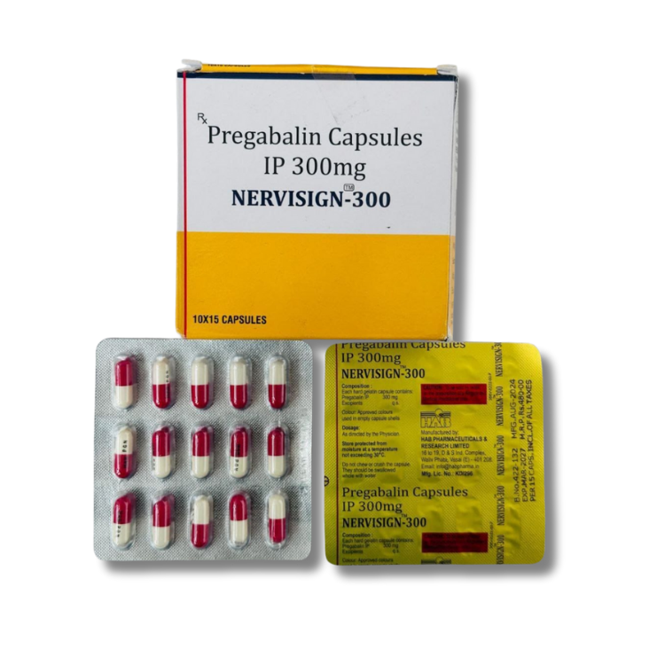Pregabalin Capsules 300 mg (Nervisign 300)