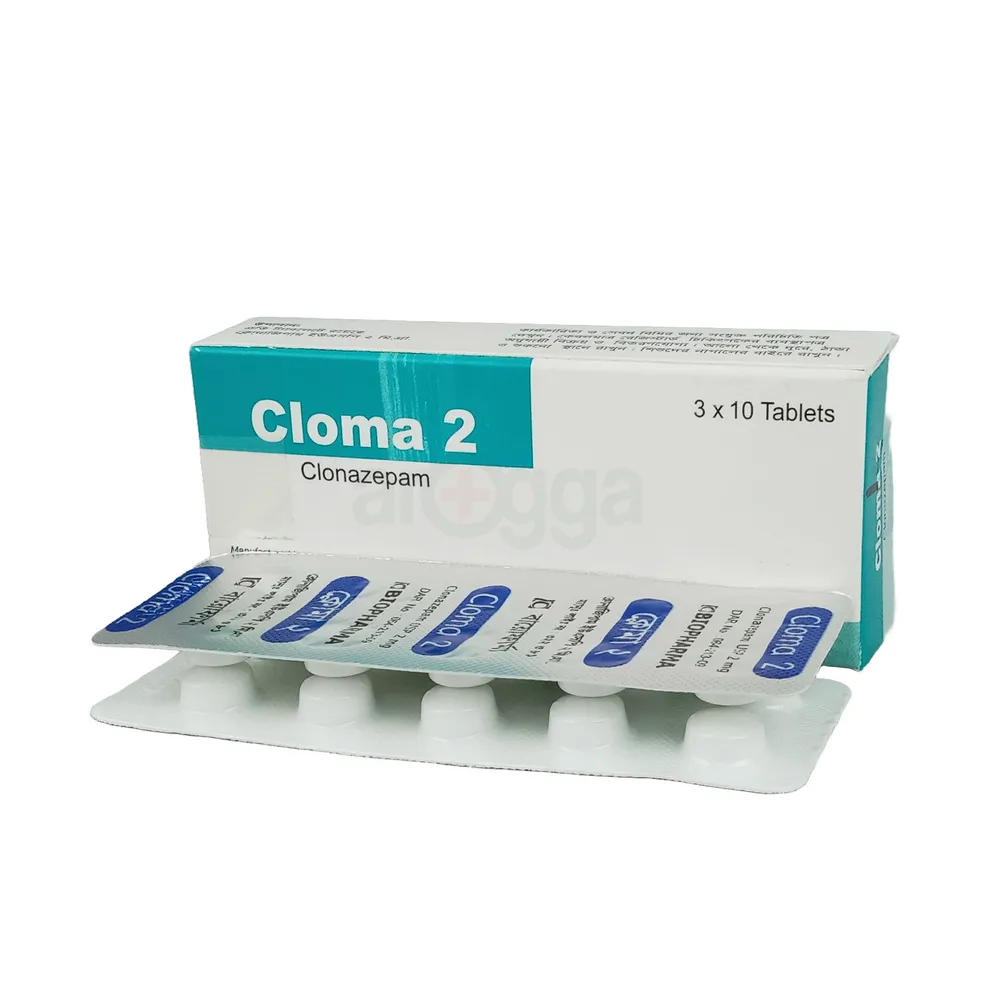 Clonazepam 2 mg (Cloma 2)