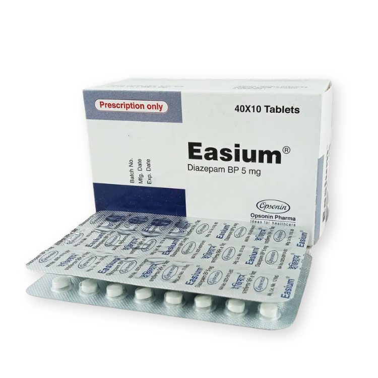 Diazepam BP 5 mg (Easium 5)